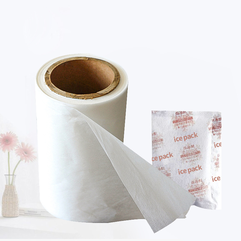 Factory Price Desiccant Packing Paper For Silica Gel Bentonite Clay Use Strong Strength Breathable PET Dot Nonwoven Fabric