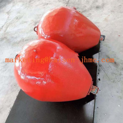 High cost performance floating cylindrical steel marine mooring floating buoy fender for vessels and boats