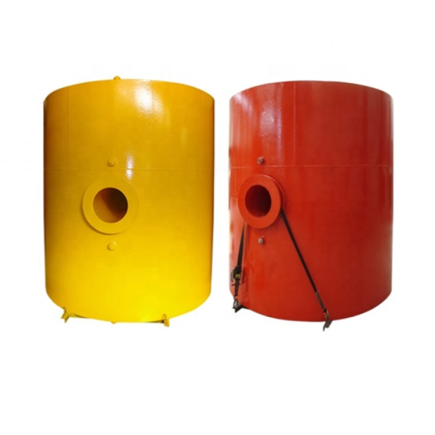 Steel structured offshore mooring buoy for marine vessels and boats