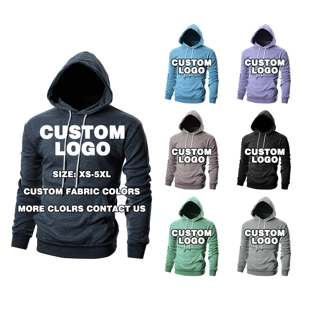 Wholesale Sublimation Pullover Logo Printing Oem Embroidery Unisex Blank Plain Sweatsuit Tracksuit Custom Mens Hoodies