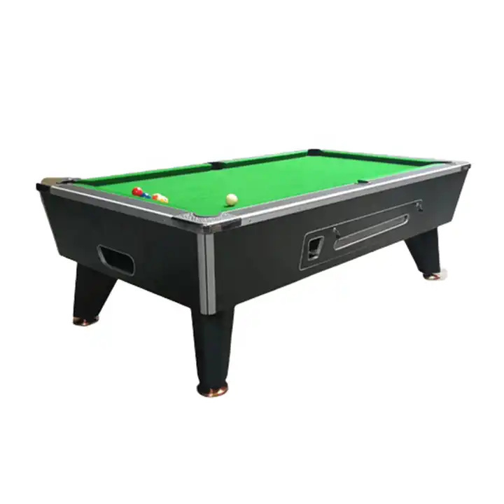 Manufacture factory cheap slate stone marble 8ft token coin operating Pool Table Billiard Table