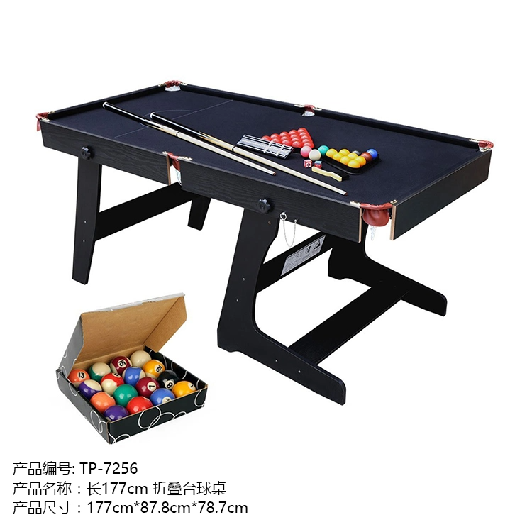 Foldable Snooker Billiard Pool Table 70 Inches Folding Billiard Table