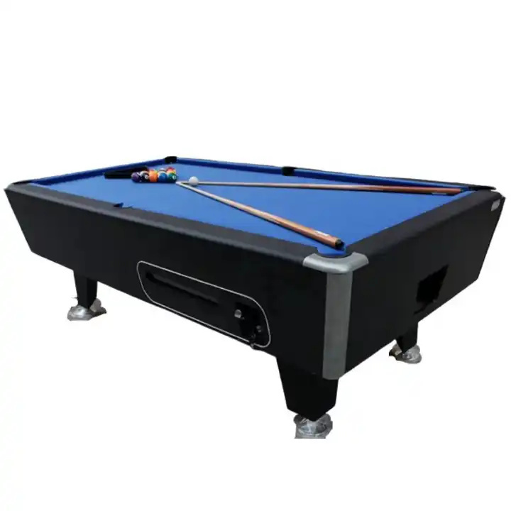 Manufacture factory cheap slate stone marble 8ft token coin operating Pool Table Billiard Table