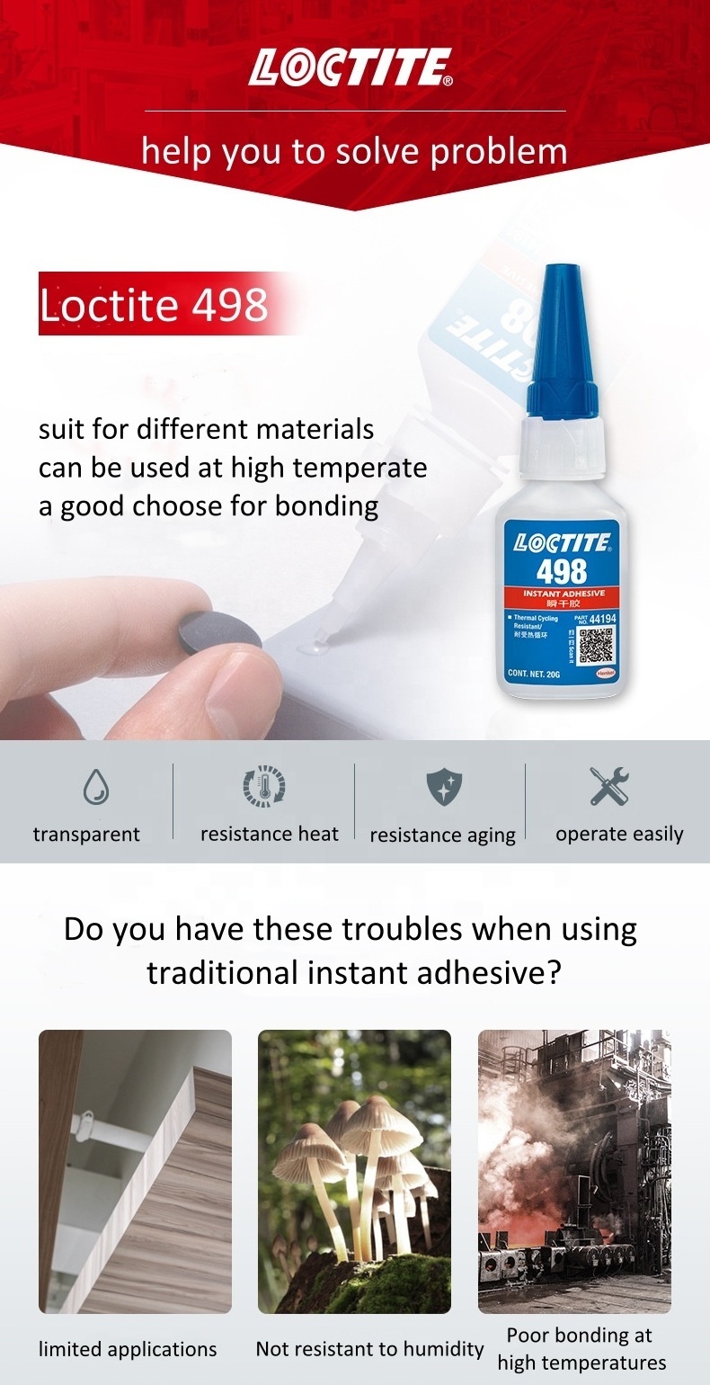 Super Glue Loctiter 401 403 406 495 496 498 Instant Dry Glue Repair Adhesive 20g