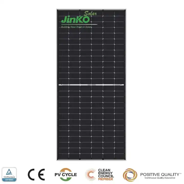 Europe Stock Cheap Price Jinko N type Bifacial Solar Panel 455w 550w 625w 650w Half Cell Mono Modules JKM625N-78HL4-BDV