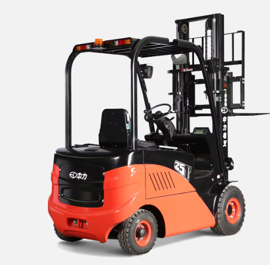 Toyota Seat Battery Operated Forklift 2.5 ton small electric forklift with high mast