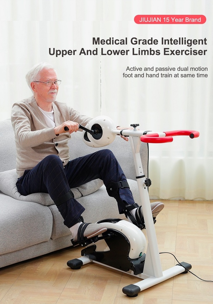 Commercial Electric Disabled Elderly Pedal Exercisers Training Mini Rehabilitation Desk Motorized Exercise bike for Disabled