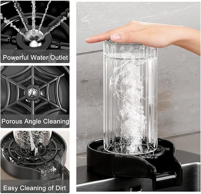 Left drainage intelligent kitchen sink with a complete set of multifunction304 stainless steel digital display luxury sink