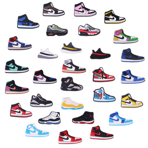 2023 Assorted New Fashion Wholesale Sneaker Rubber Shoe Charms Custom Clog Shoe Charms Luxury Shoe Decoration Accessories Women