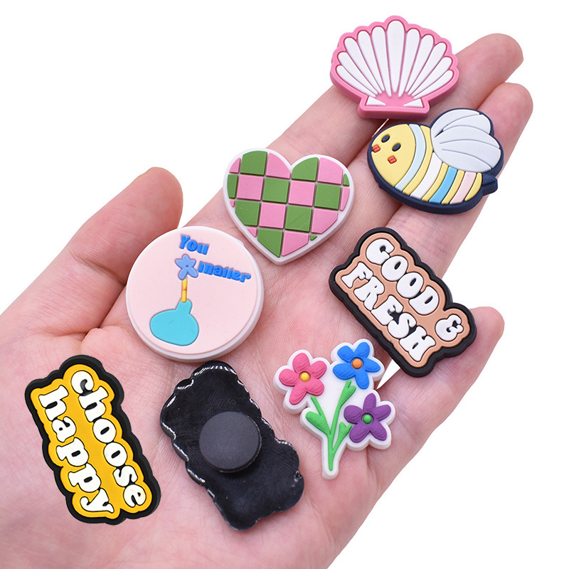 Shoe Accessories Charms PVC Self Love Shoe Charms Shoe Decoration Charms For Women Kids Clog