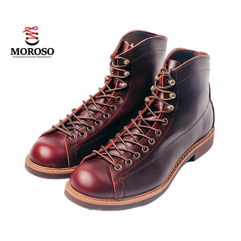 202Genuine leather vintage boots Autumn and winter leather Martin boots boot for man