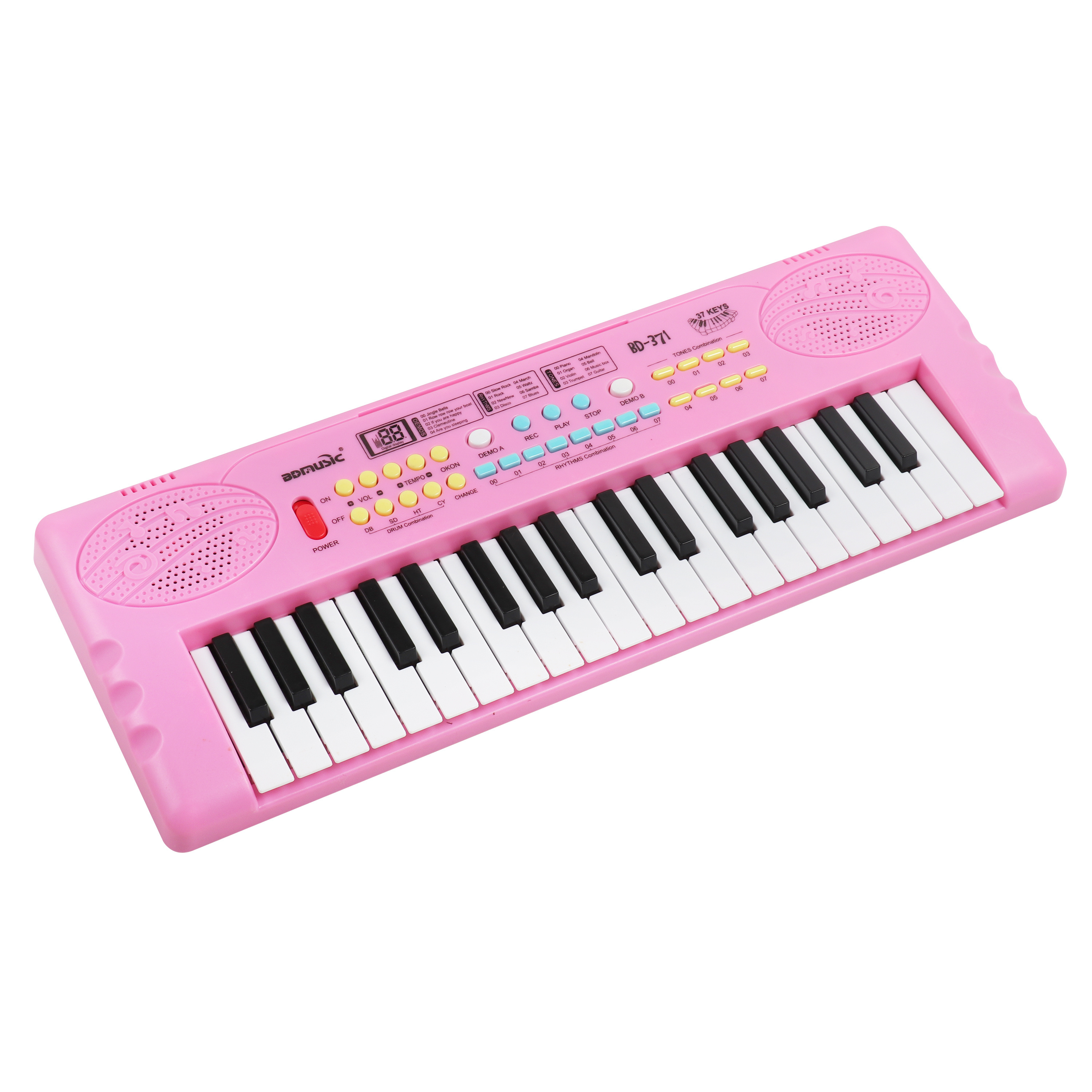 BD Music 37 Keys 8 Tones Musical Instruments Toy Baby Piano For Retail