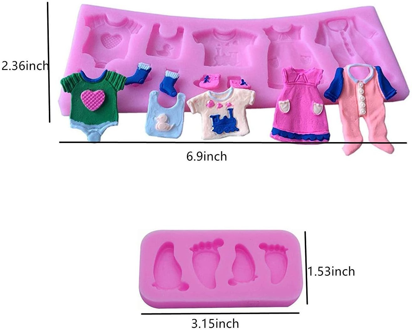 Silicone Fondant Cake Mold Kitchen Baking Mold Cake Decorating Moulds Modeling Tools Gummy Sugar Chocolate Candy Cupcake Mold