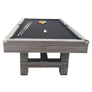 Custom 6FT 7FT 8FT MDF PVC Laminate  French Folding Snooker Pool Billiard Table For Sale