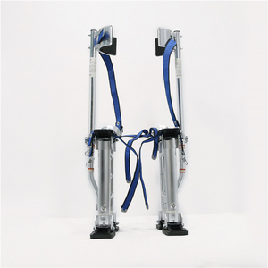 24" - 40" AL-Alloy Professional Grade Adjustable Drywall Stilts Paint Stilt Aluminum Tool Stilt for Paint