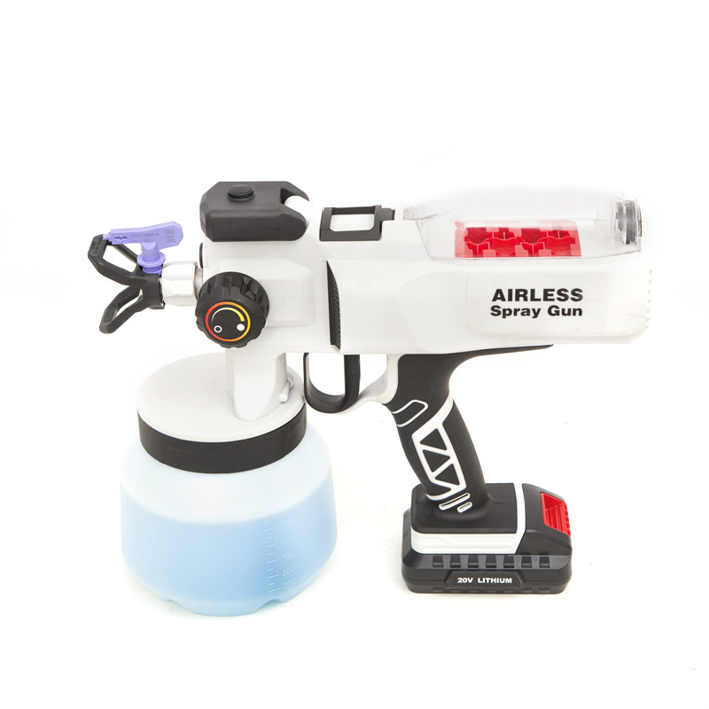 Airless Paint Sprayer 20v Li-ion Best Portable Cordless Power Paint Spray Gun