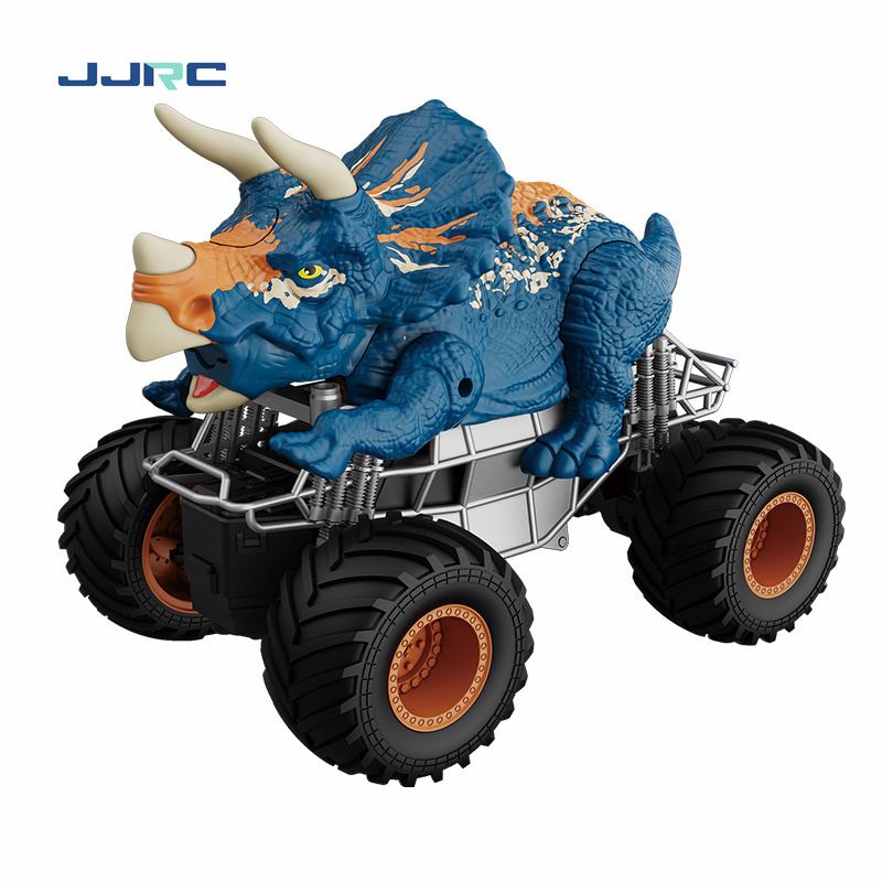 JJRC Q160 2.4GHz Remote Control Dinosaur Car Spray Music Monster Truck RC Cars for Boys All Terrain Vehicle Toy