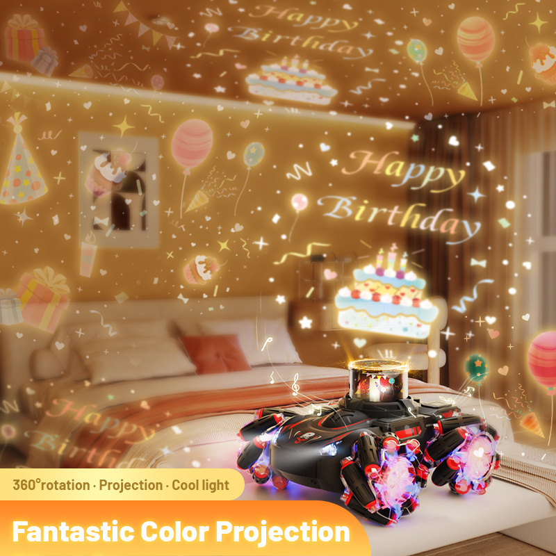 JJRC Q169 Magic projection stunt car Music demonstration wheel lights twist remote control 2.4ghz vehicle