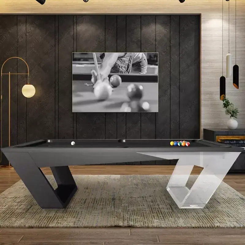 Low Price Popular Sale Luxury Design 7ft 8ft 9ft Size Home 9 ball Pool Table Billiards with Free Cue and Other Accessories