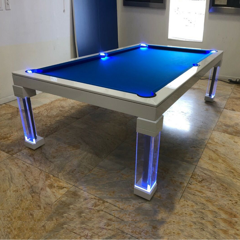 Adults Sport Indoor Game New Design Beautiful Look Custom Size 8 feet 9 feet Snooker Pool Billiard Table with Elastic Bumper