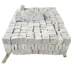 Cheap granite white 603 mesh paving stone