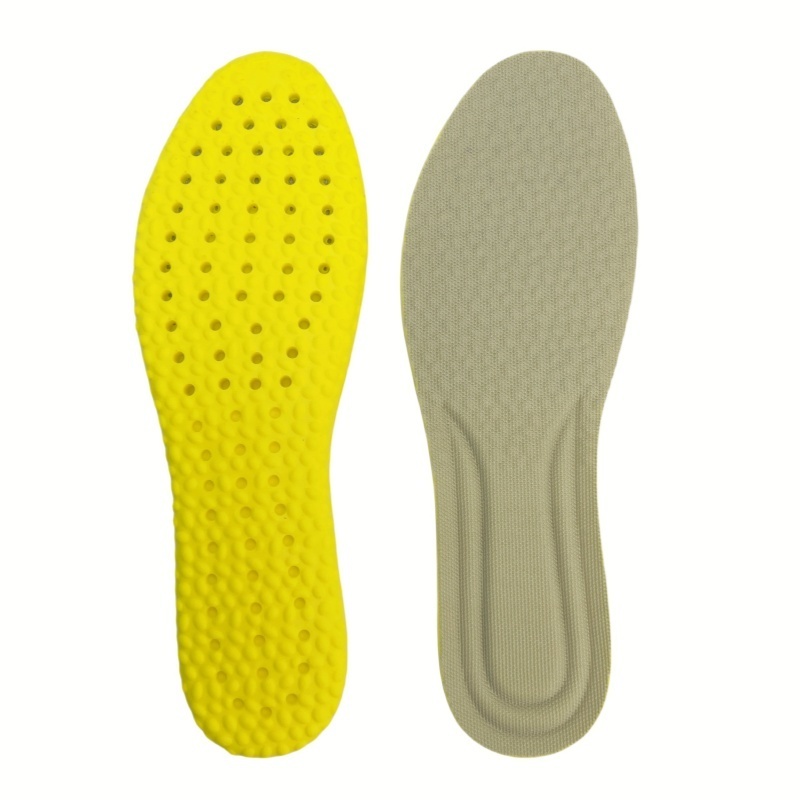 PU stepping on poo feeling insole for men and women e-commerce super soft sports running shock