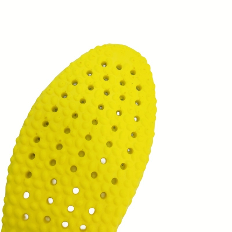 PU stepping on poo feeling insole for men and women e-commerce super soft sports running shock