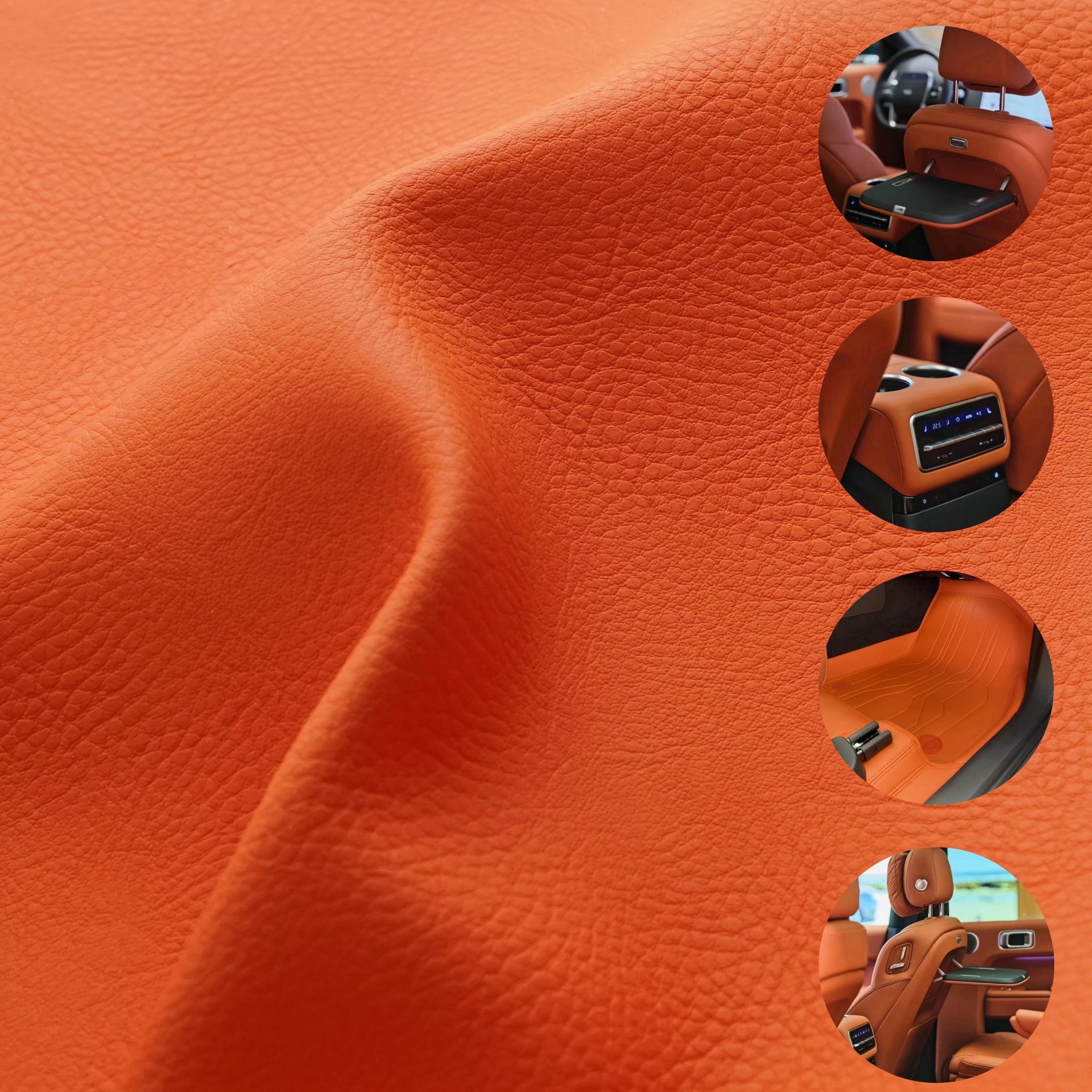 WDGW5090 Seats Fabric Material PU Automotive Auto Dashboard High Grade Upholstery Microfiber PU Leather Car Seat Covers