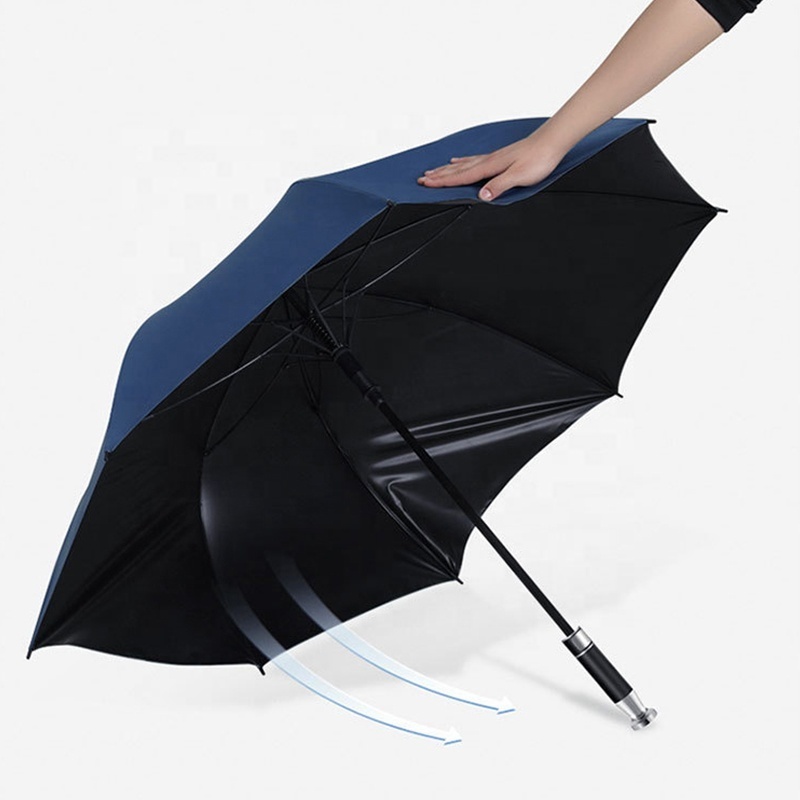 Golf Umbrella Large Canopy Manual Umbrellas 39 Inch Straight Black Handle