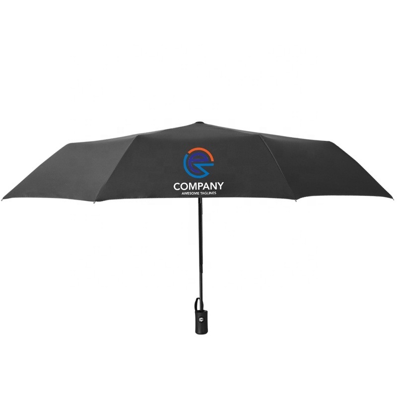 Custom Logo UV Umbrella Protection Sun Inverted Compact Windproof Umbrella for Rain 21 Inch 8 ribs Automatic Umbrella