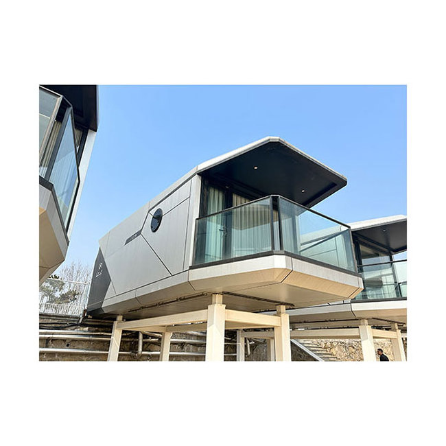 Prefabricated Vessel House Capsule Room Sleeping Pods Mobile Office Space Pods