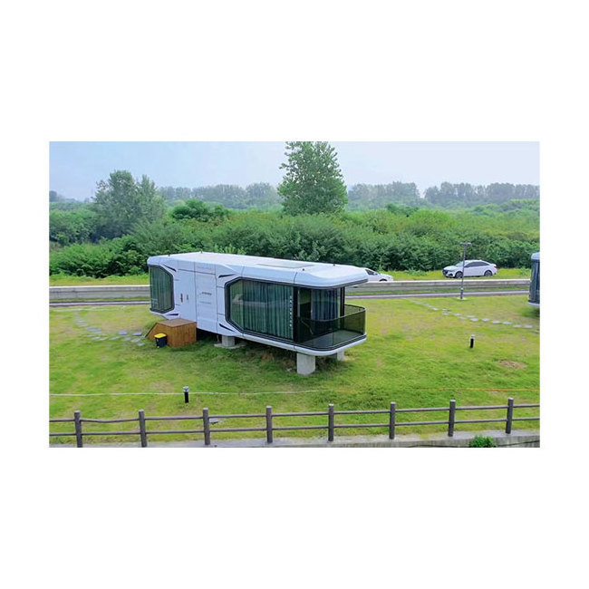 Prefabricated Vessel House Capsule Room Sleeping Pods Mobile Office Space Pods