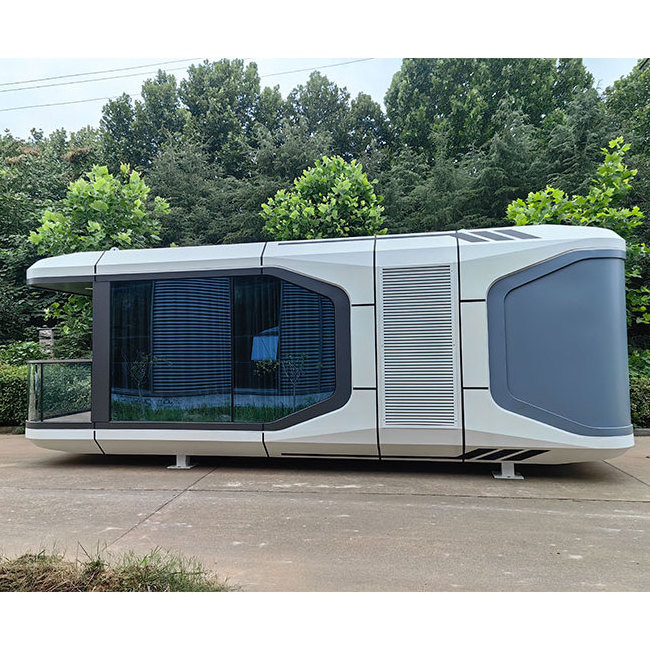 Outdoor Portable Space Capsule House Boat Hotel Room Space Capsule Mobile Home