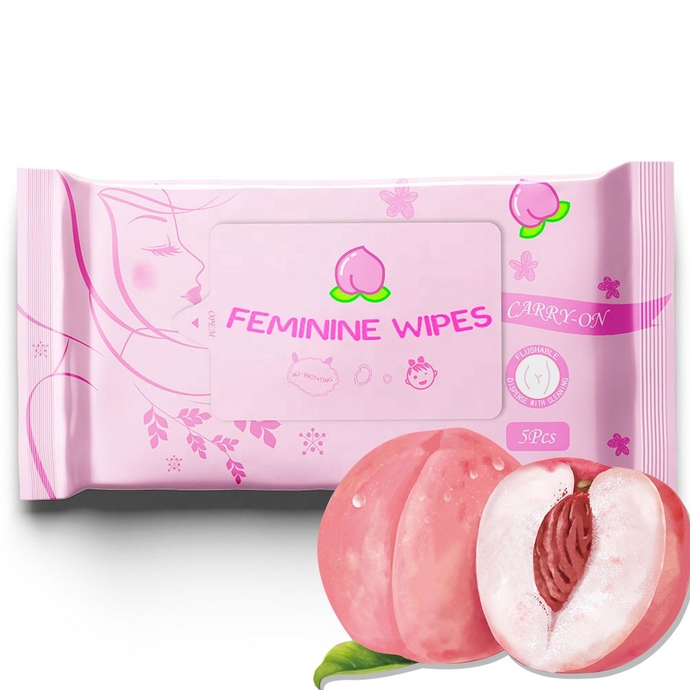 Feminine Wipes Intimate Wipes Excellent Quality Natural Formula Hypoallergenic Eco-friendly Adults