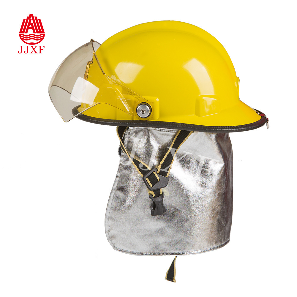 Fireman safety firefighting helmet fireman hat with head lamp protective head light weight using in fire rescue