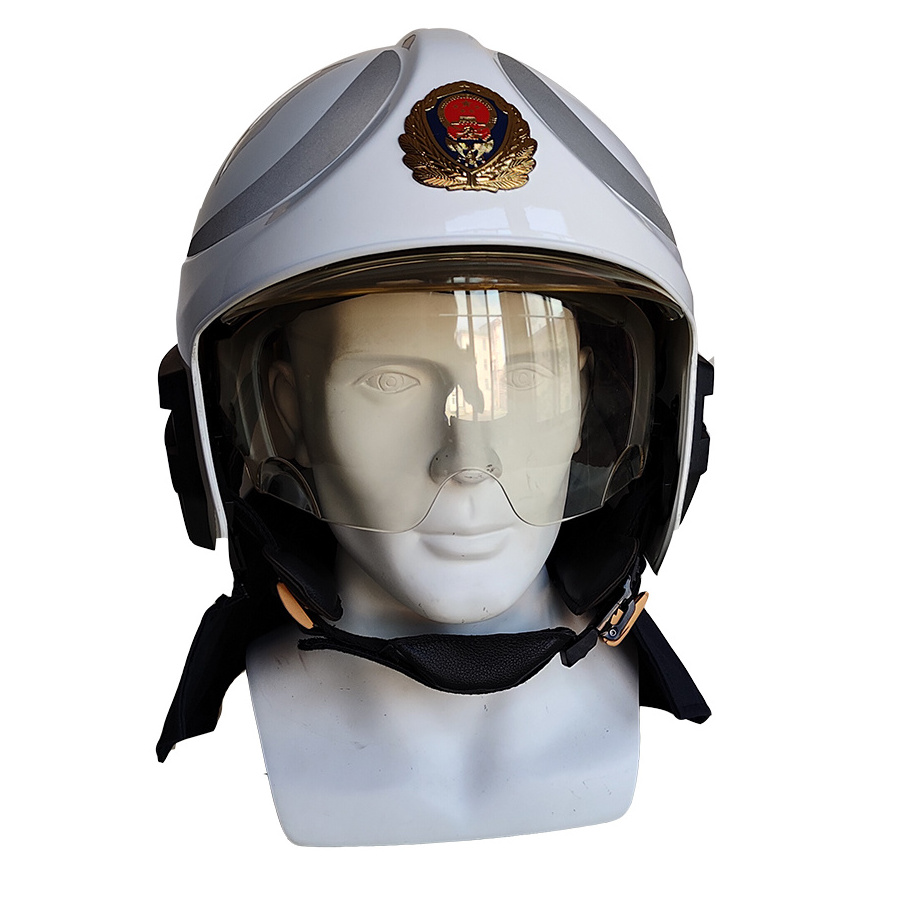 JJXF New cheap fire safety fighting helmet firefighter gallet f1 helmet with flashlight sale