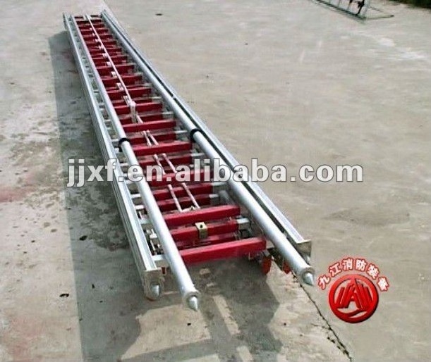 factory aluminum lightweight extension fire rescue ladder