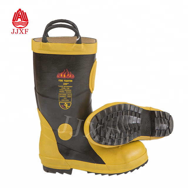 CE Approval Custom Emergency Rescue Rubber Firefighting Boots