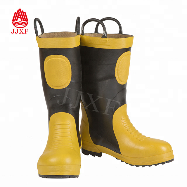 CE Approval Custom Emergency Rescue Rubber Firefighting Boots