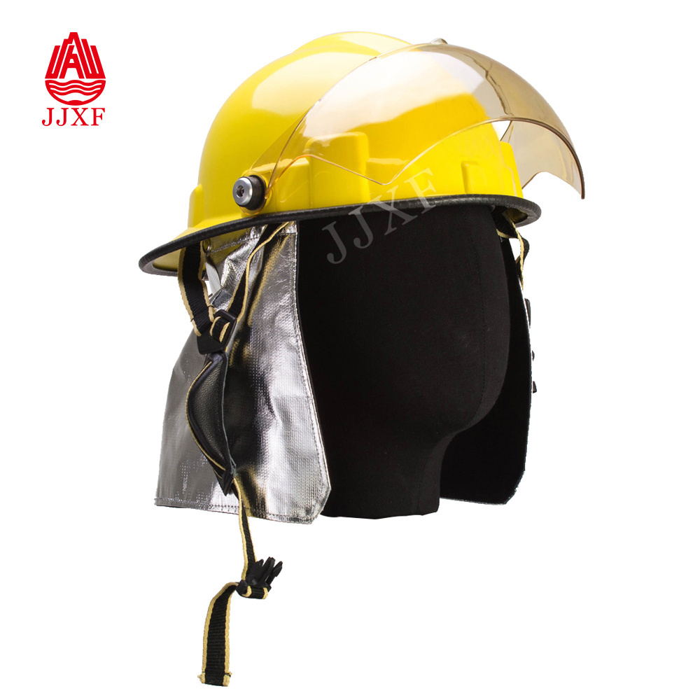 Fireman safety firefighting helmet fireman hat with head lamp protective head light weight using in fire rescue