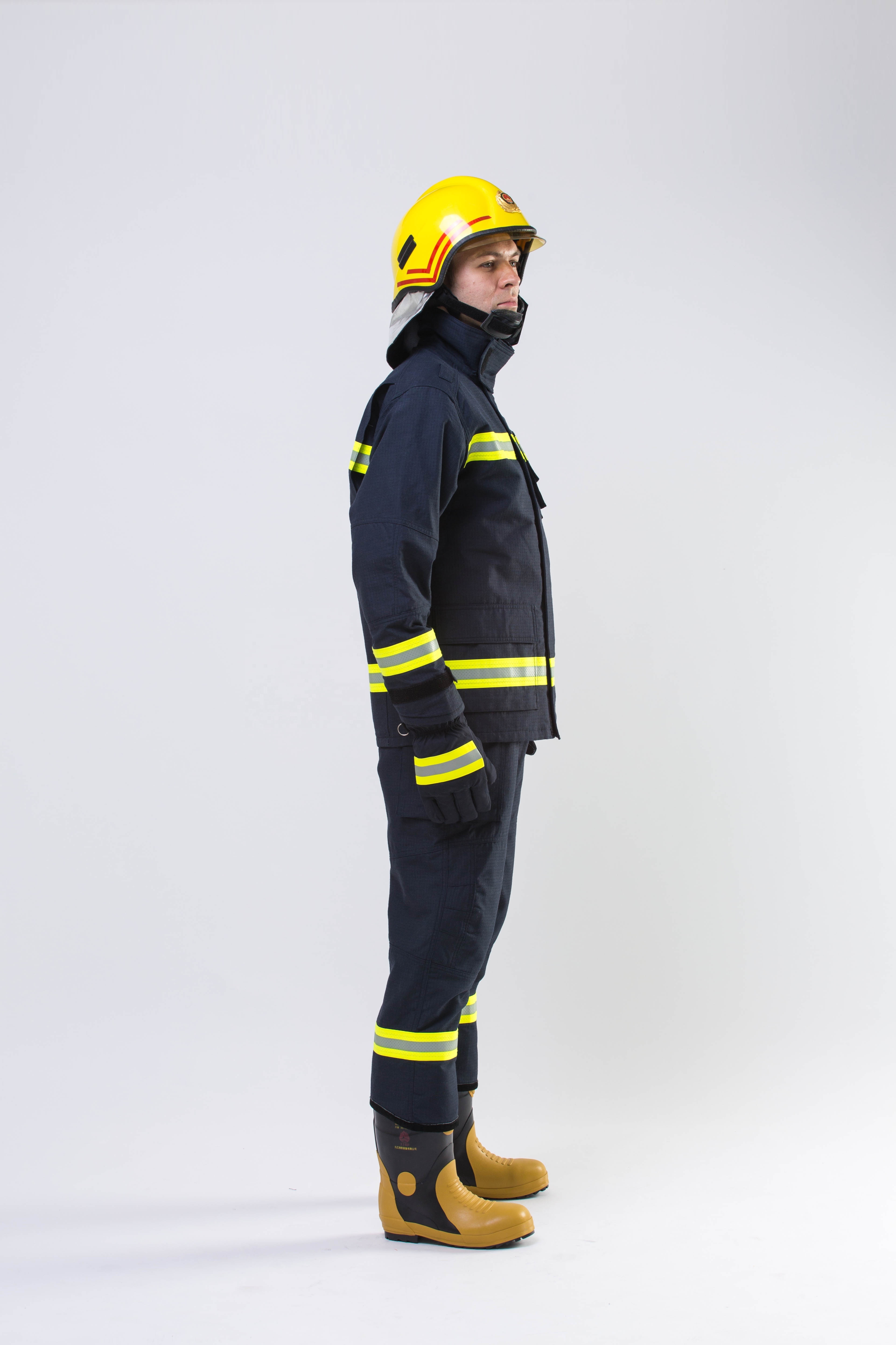 Fireman Fire Proof Jackets and Pants Fire Fighting Clothes