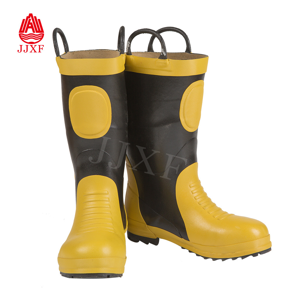 Steel Toe Fireman Rubber Boots Fire Boots for Sale