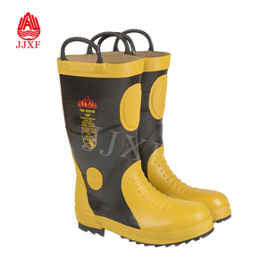 Steel Toe Fireman Rubber Boots Fire Boots for Sale