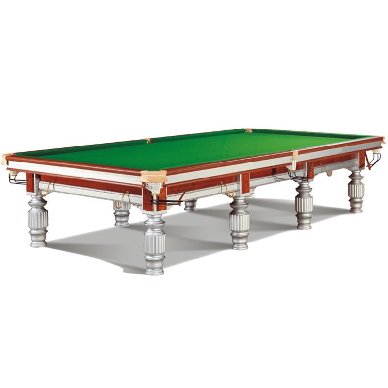 Wholesale price buy professional steel cishion full size heated snooker table 12ft