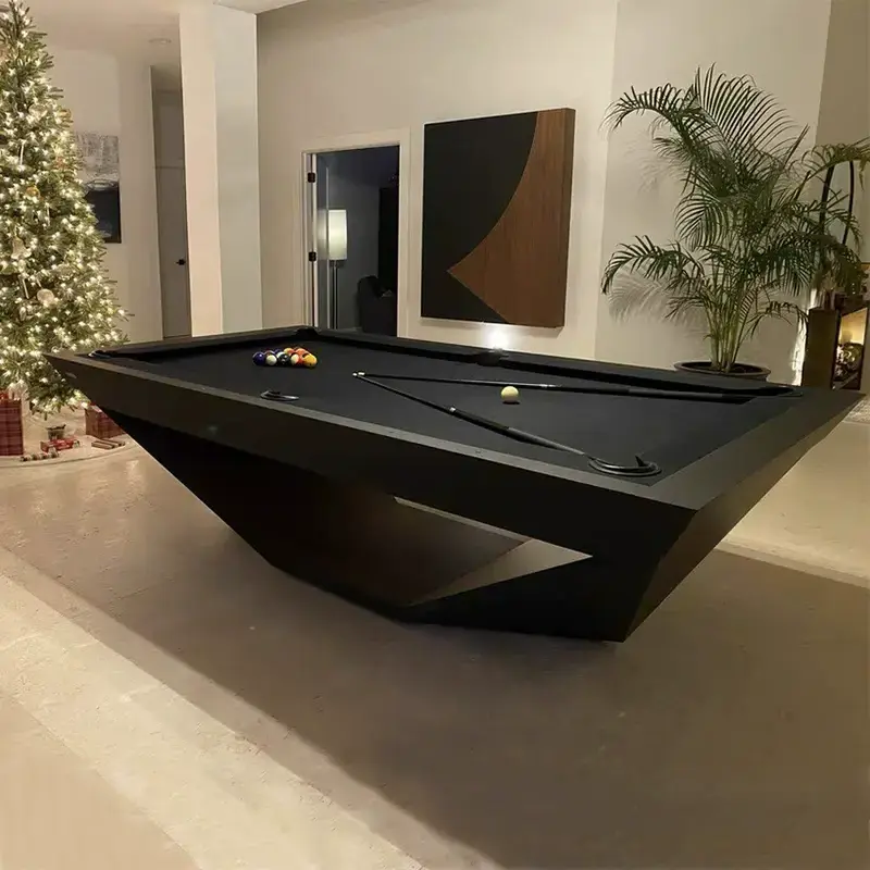 Sought-after free accessory Green furniture materials premium hardwoods pool tables creative Delicate billiard table