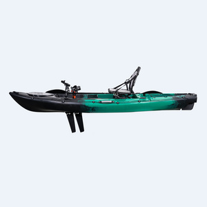 3.2 Meter Single Kayak Sit on Top Fishing Kayak Rowing Boat Sea Kayak with Electric Motor and Pedal Drive