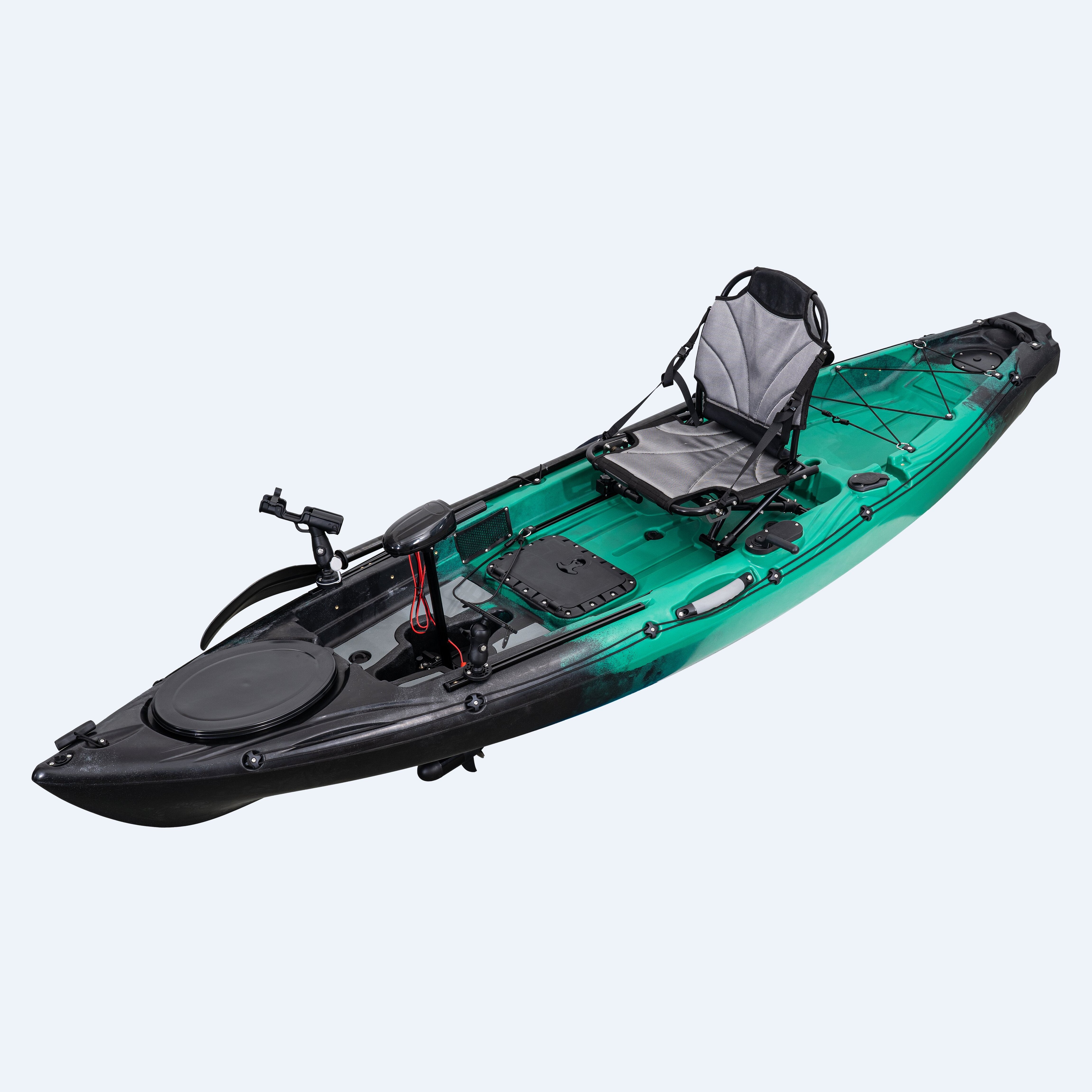 3.2 Meter Single Kayak Sit on Top Fishing Kayak Rowing Boat Sea Kayak with Electric Motor and Pedal Drive