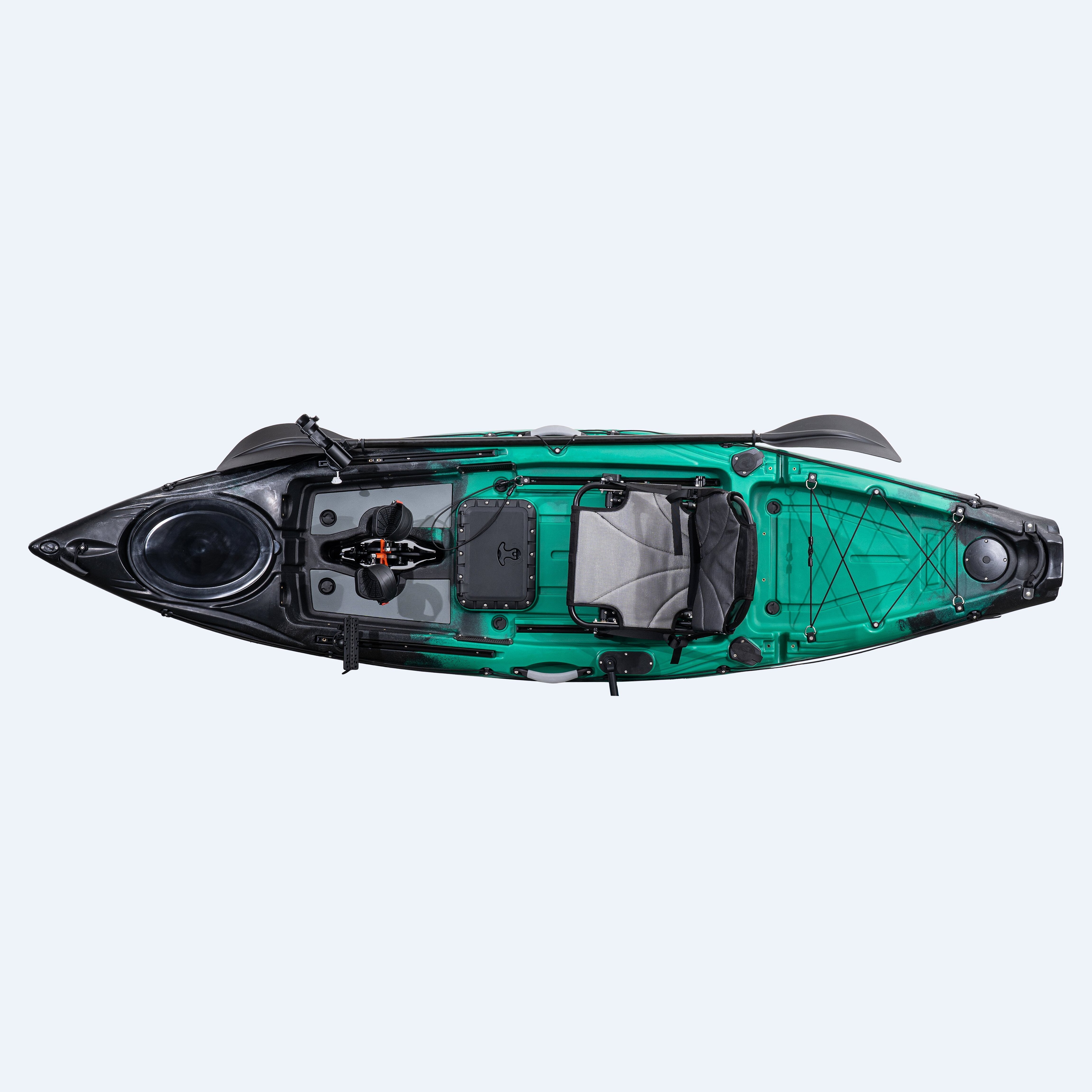 3.2 Meter Single Kayak Sit on Top Fishing Kayak Rowing Boat Sea Kayak with Electric Motor and Pedal Drive