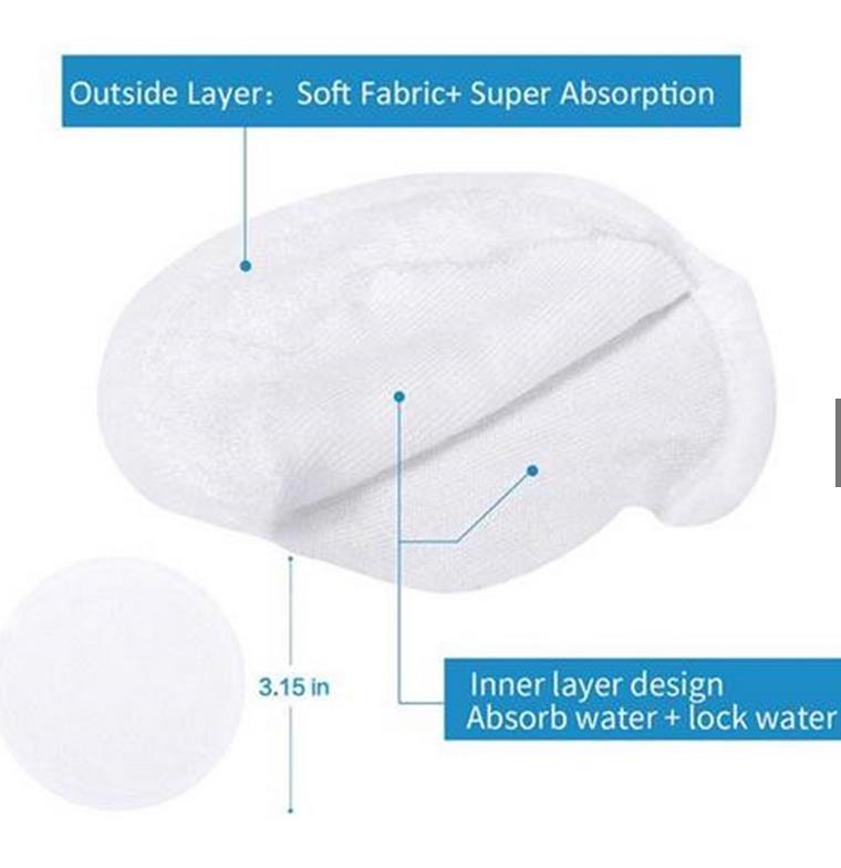 Hot sales 100 pcs disposable cotton pad round cotton pads makeup remover