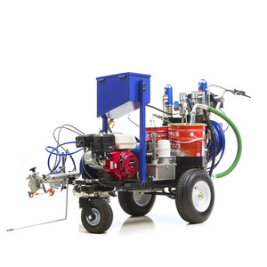 Two-component road marking machine Gasoline Engine paint Line machine